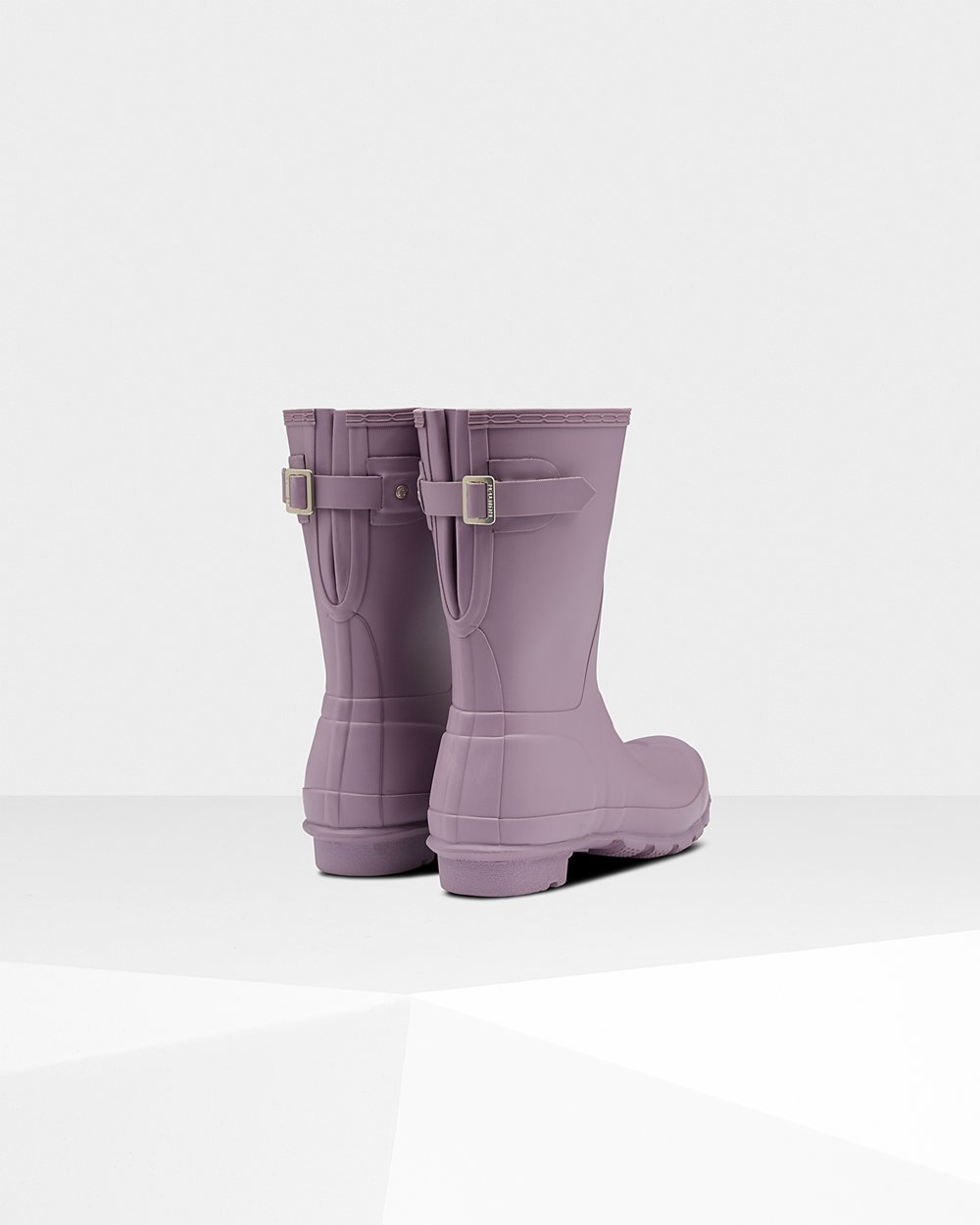 Galochas Curtas Hunter Feminina Roxo - Original Back Adjustable - 23YXQDHCN